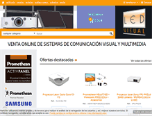 Tablet Screenshot of ledvisual.com